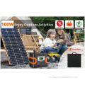 Paneles solares portátiles plegables plegables para acampar al aire libre